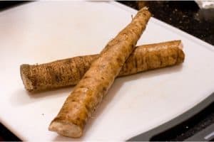 What's the problem with eating burdock root during pregnancy