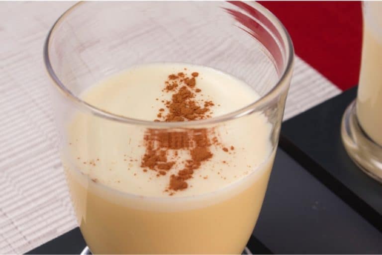 What are the precautions pregnant women must take before having eggnog