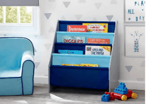 Delta Children Sling Book Rack Bookshelf for Kids