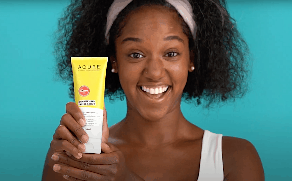 Acure Brightening Facial Scrub |100% Vegan