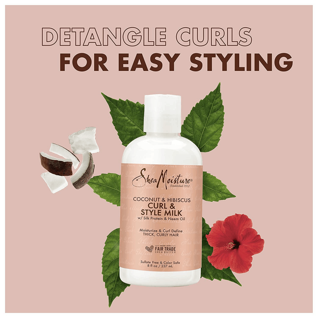SheaMoisture Curl and Style Milk for Thick, Curly Hair 